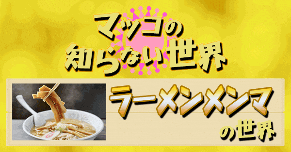 マツコの知らない世界】ラーメンメンマの世界！紹介情報まとめ（2022/10/11） | グレンの旅＆グルメブログ